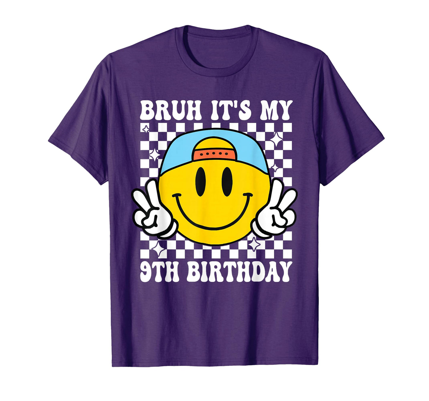 Bruh It's My 9th Birthday 9 Year Old Birthday Boys Girls T-Shirt