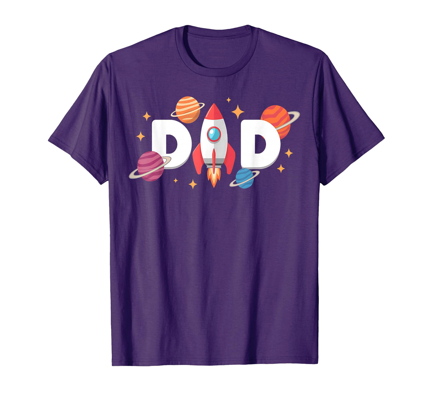 Dad of The Birthday Boys Space Astronaut 1st Birthday Family T-Shirt