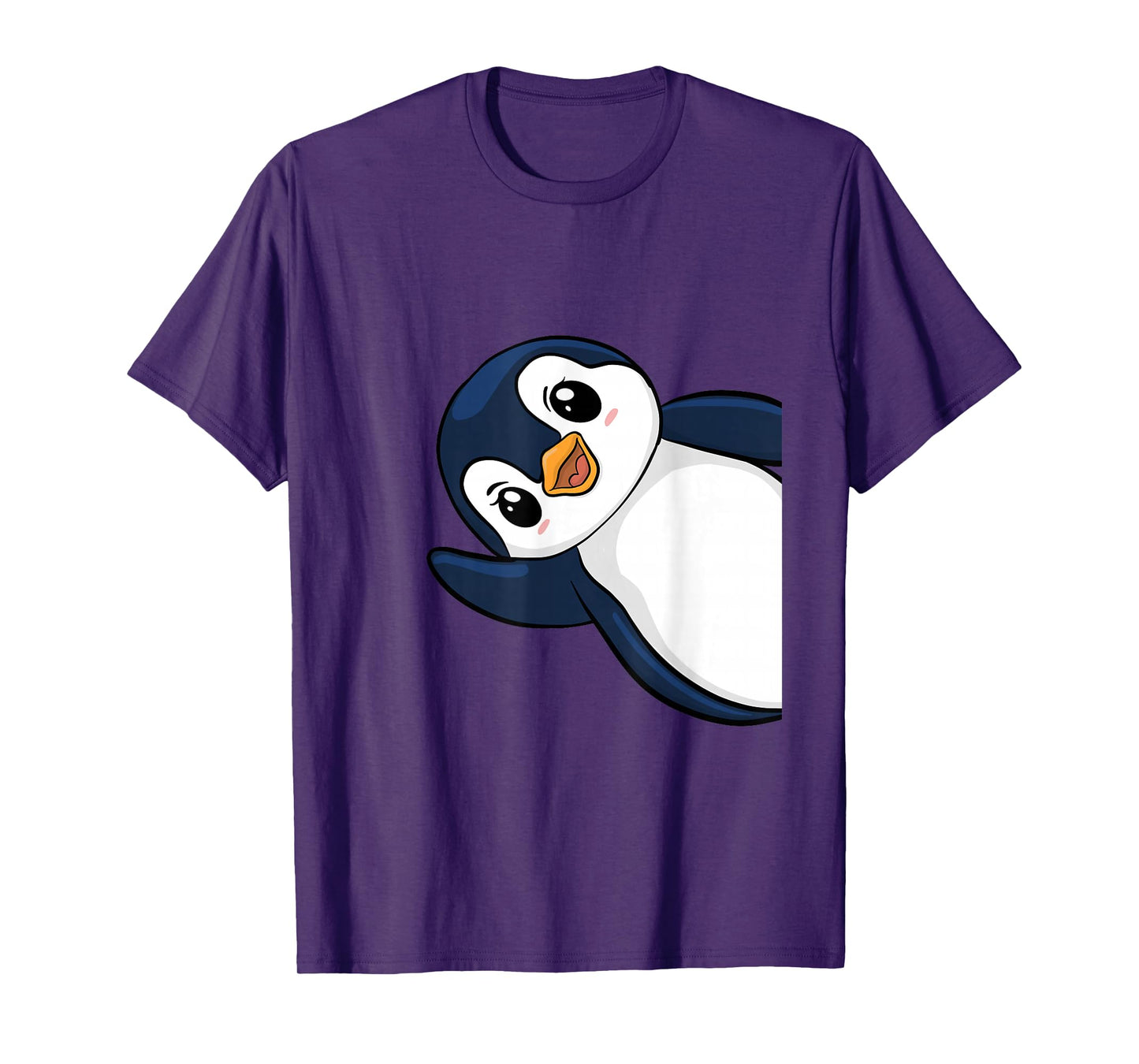 Cute Waving Penguin - Penguin Lover Bird Watcher T-Shirt