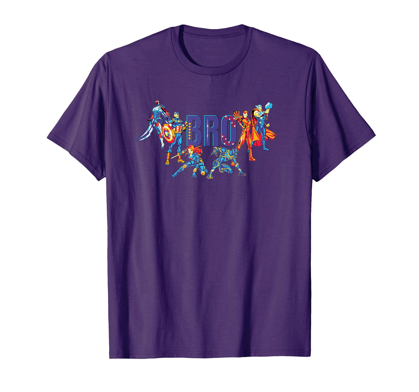 Marvel Super Heroes Avengers Family Vacation Trip Bro T-Shirt