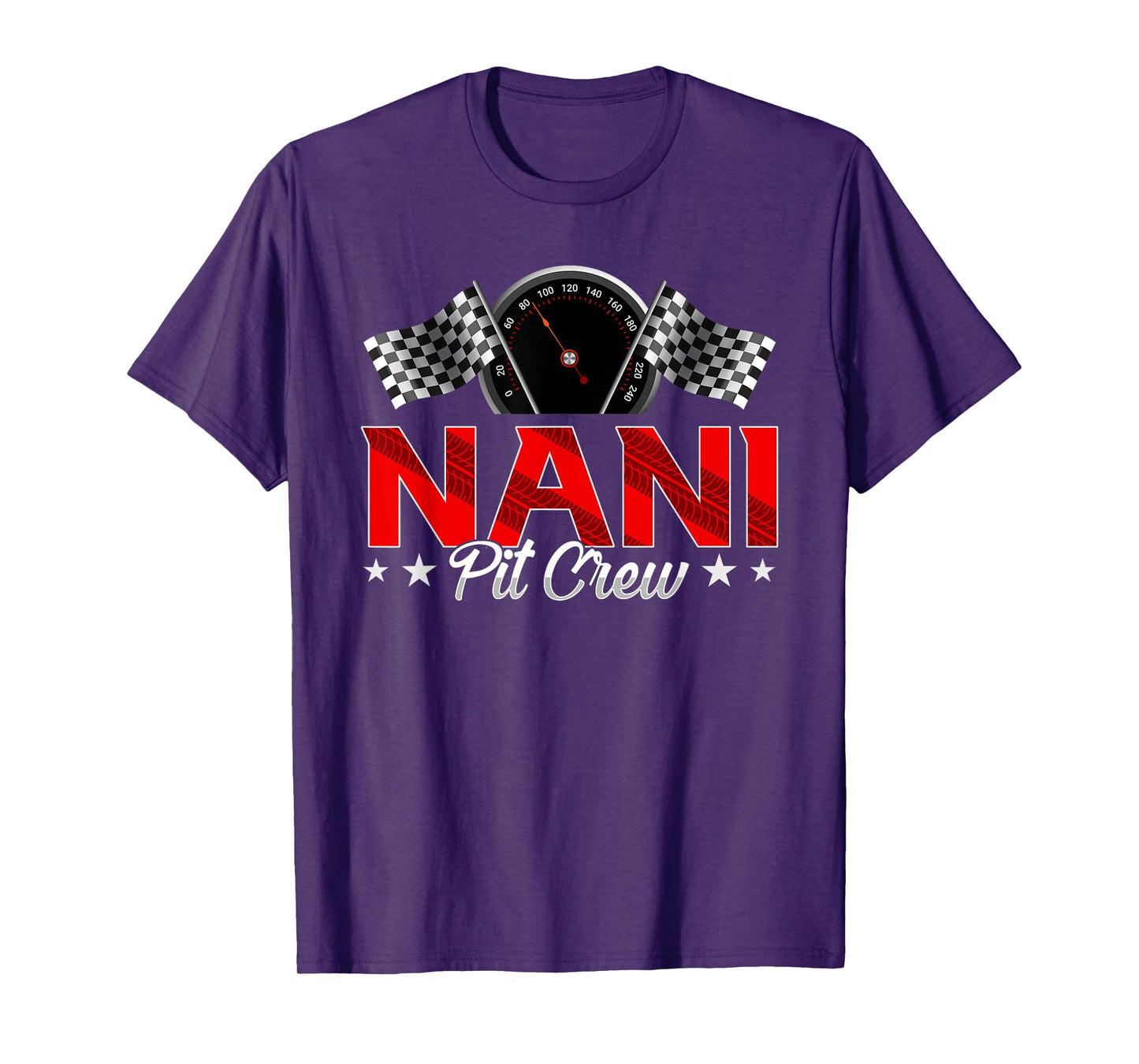 Race Car Birthday Party Racing Family Nani Pit Crew T-Shirt