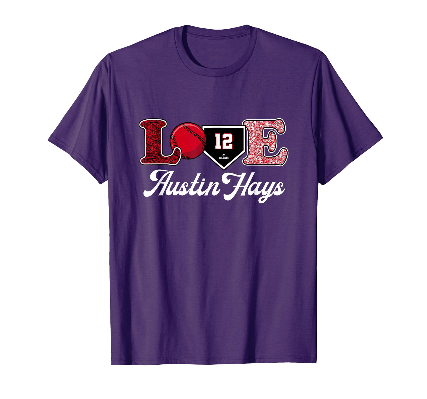 Love Austin Hays Cincinnati Baseball MLBPA T-Shirt