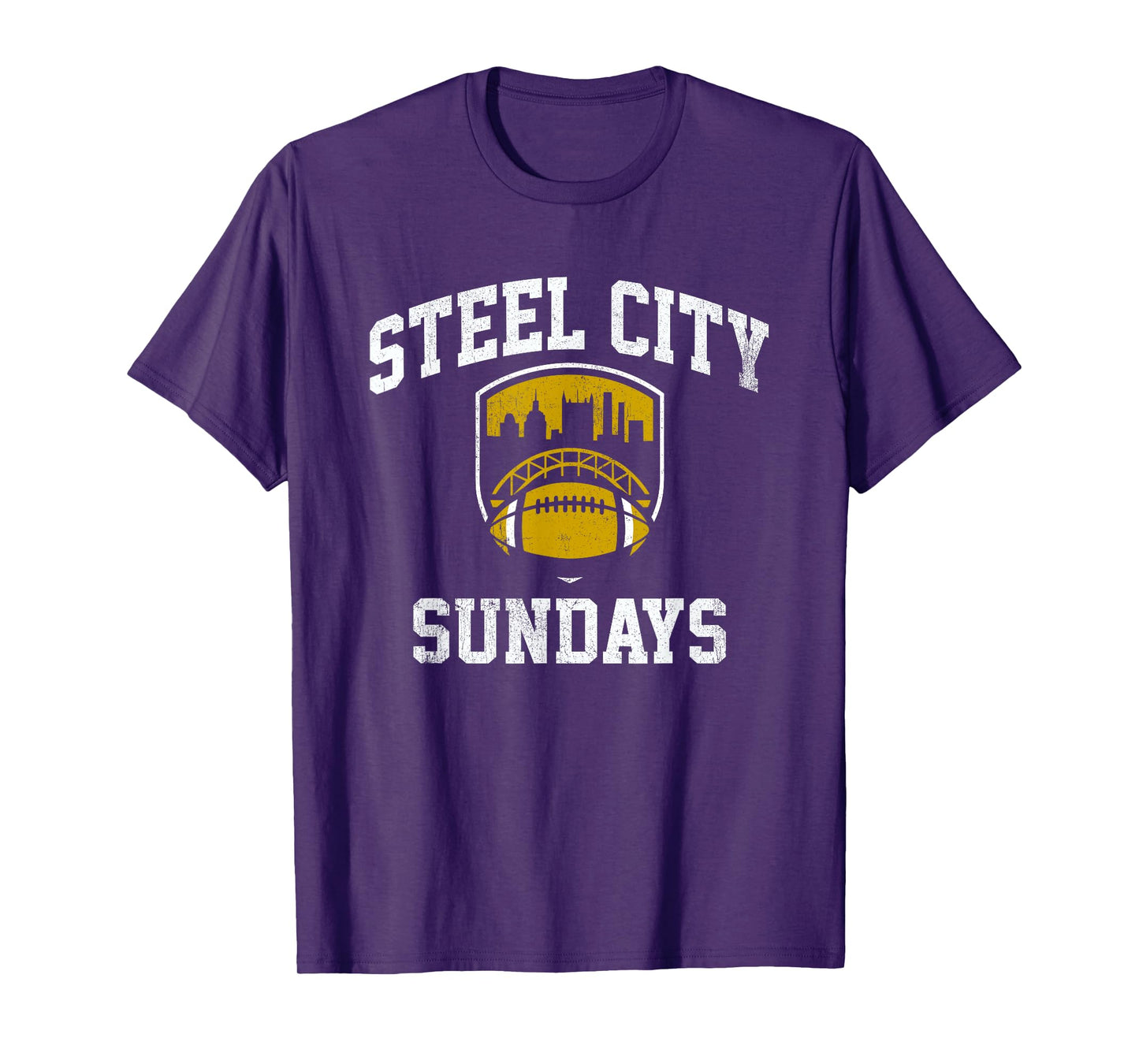 Steel City Sundays Football Pittsburgh Game Day Home Team T-Shirt