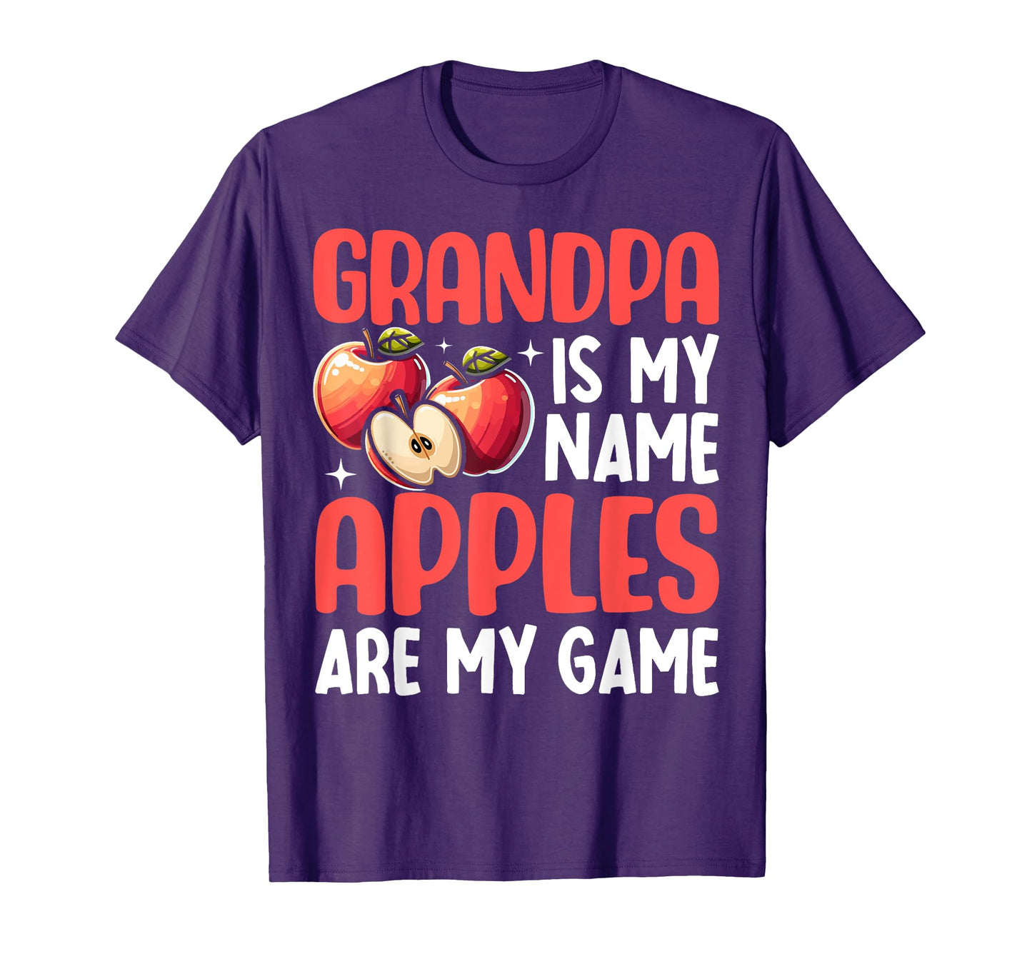 Grandpa is my Name Apples are my Game Apple T-Shirt