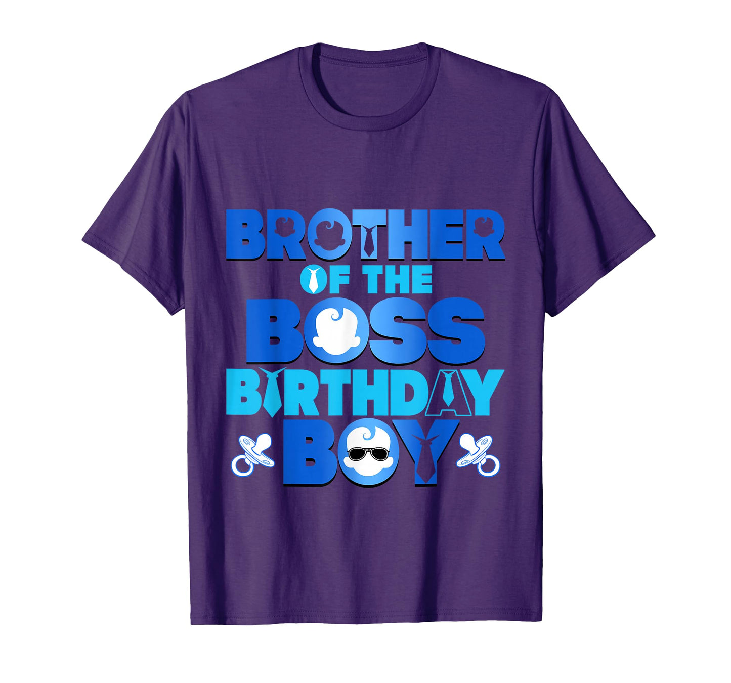 Brother of The Boss Birthday Boy Baby Family Decorations T-Shirt