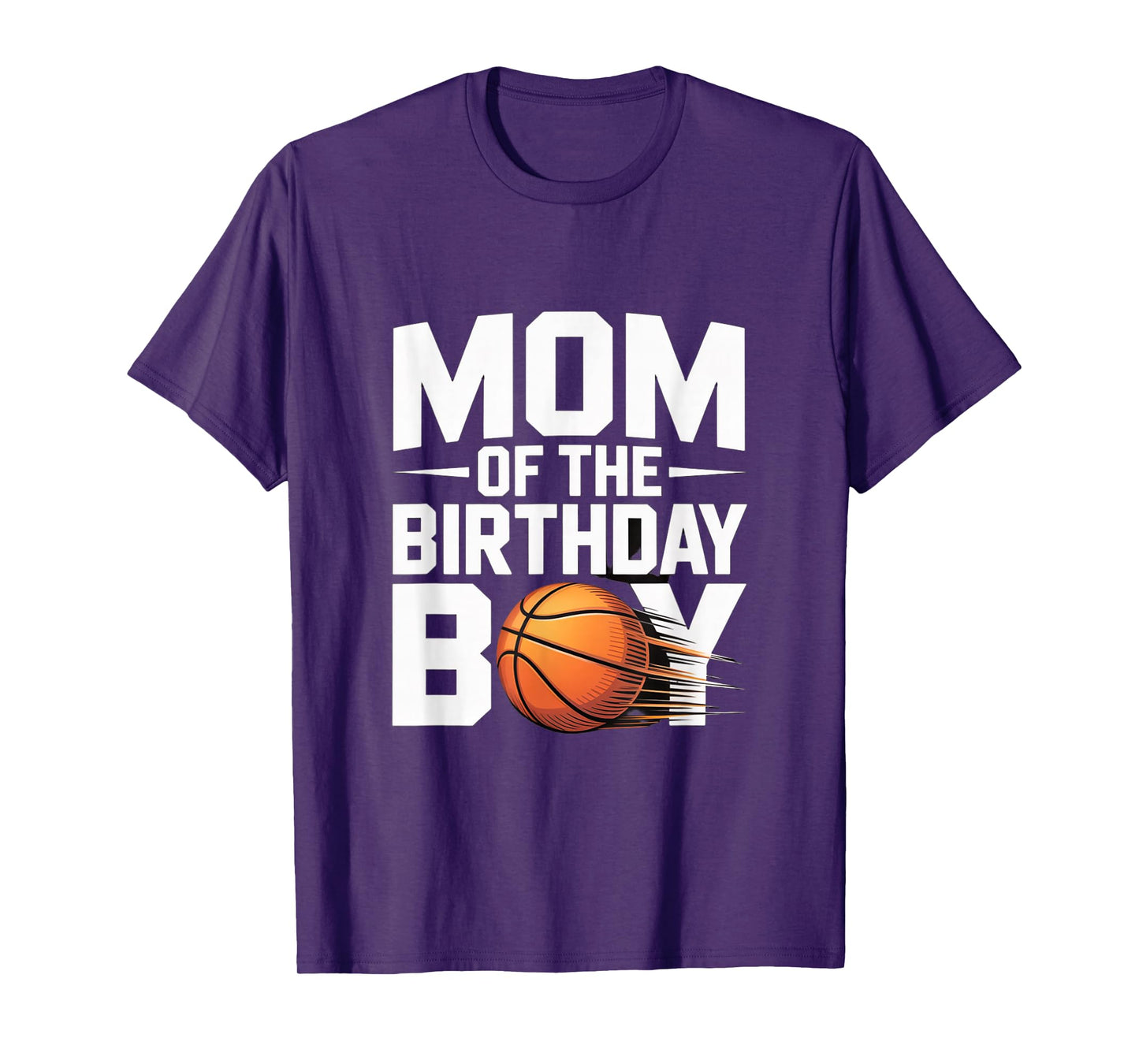 Mom of The Birthday Boy Basketball Party Sports T-Shirt