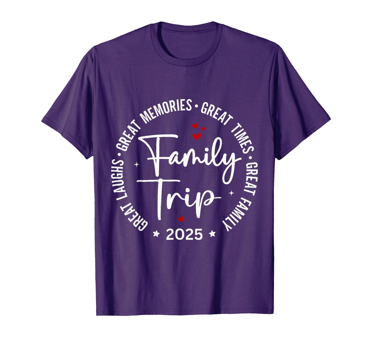 Family Trip Vacation 2025 Matching Summer Group T-Shirt