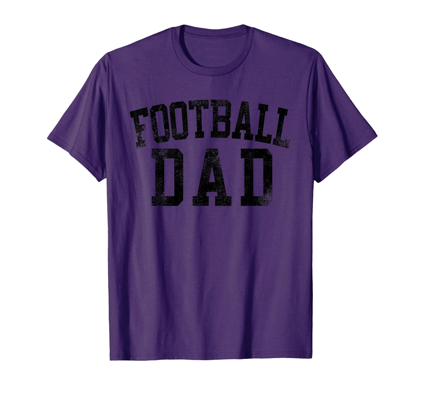 Football Dad Birthday Classic Bold Font Football Daddy T-Shirt