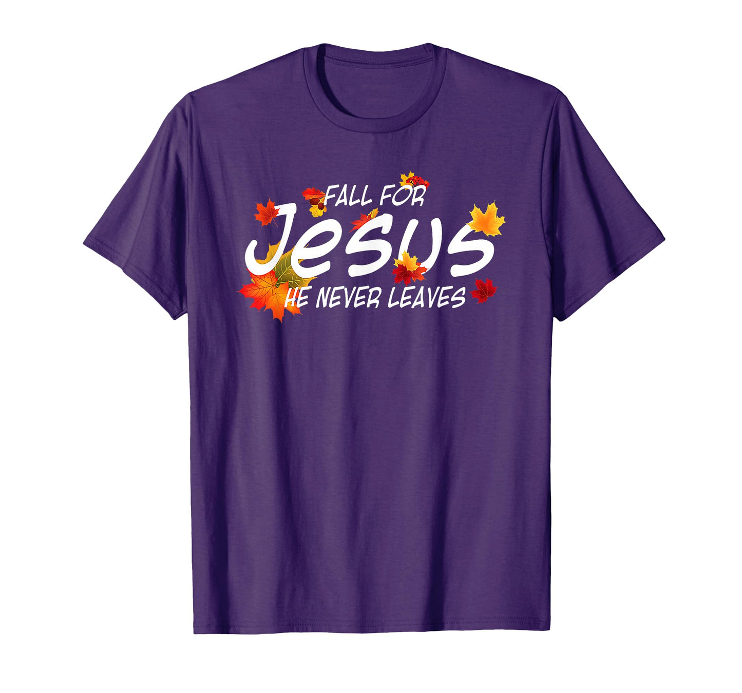 Christian Faith Gifts Halloween Fall for Jesus Religious T-Shirt