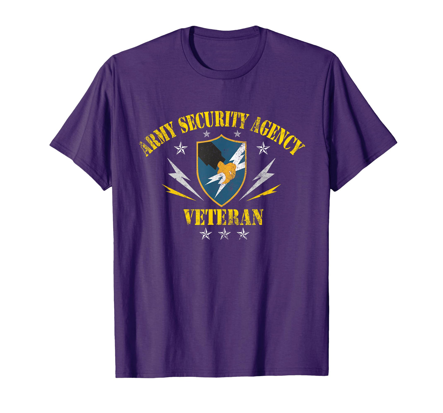 Military USA Security Agency Veteran for Men Women Patriotic T-Shirt