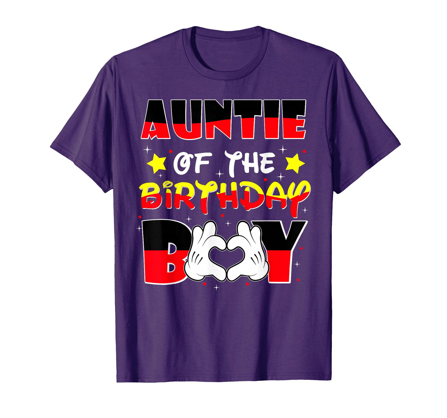 Auntie of The Birthday Boy Shirt Matching Nephew Family Bday T-Shirt