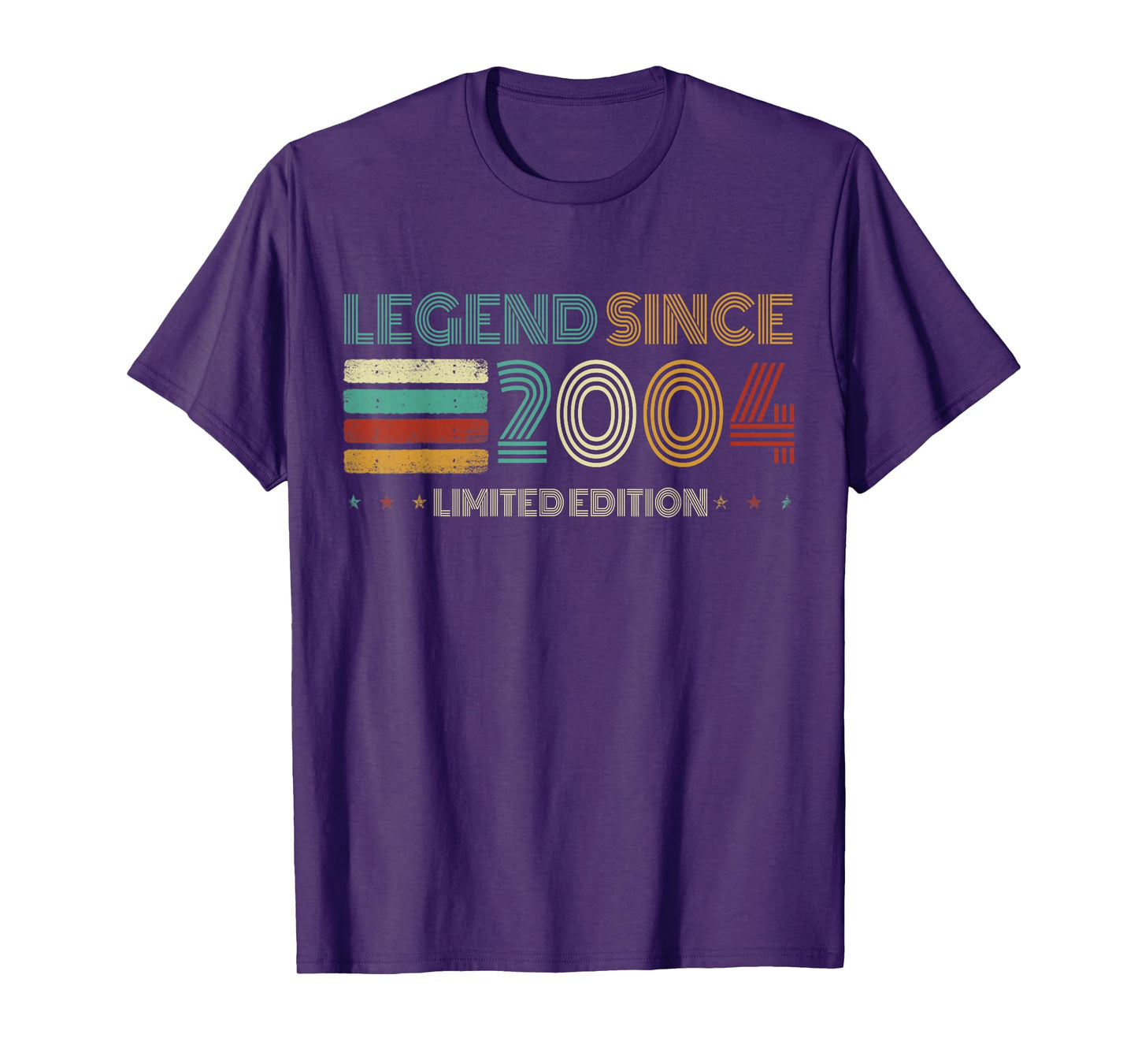 21 Years Old Legend Since 2004 21st Birthday T-Shirt