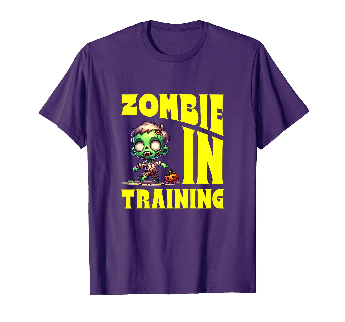 Zombie in Training Funny Toddler Youth Girl Boy Halloween T-Shirt