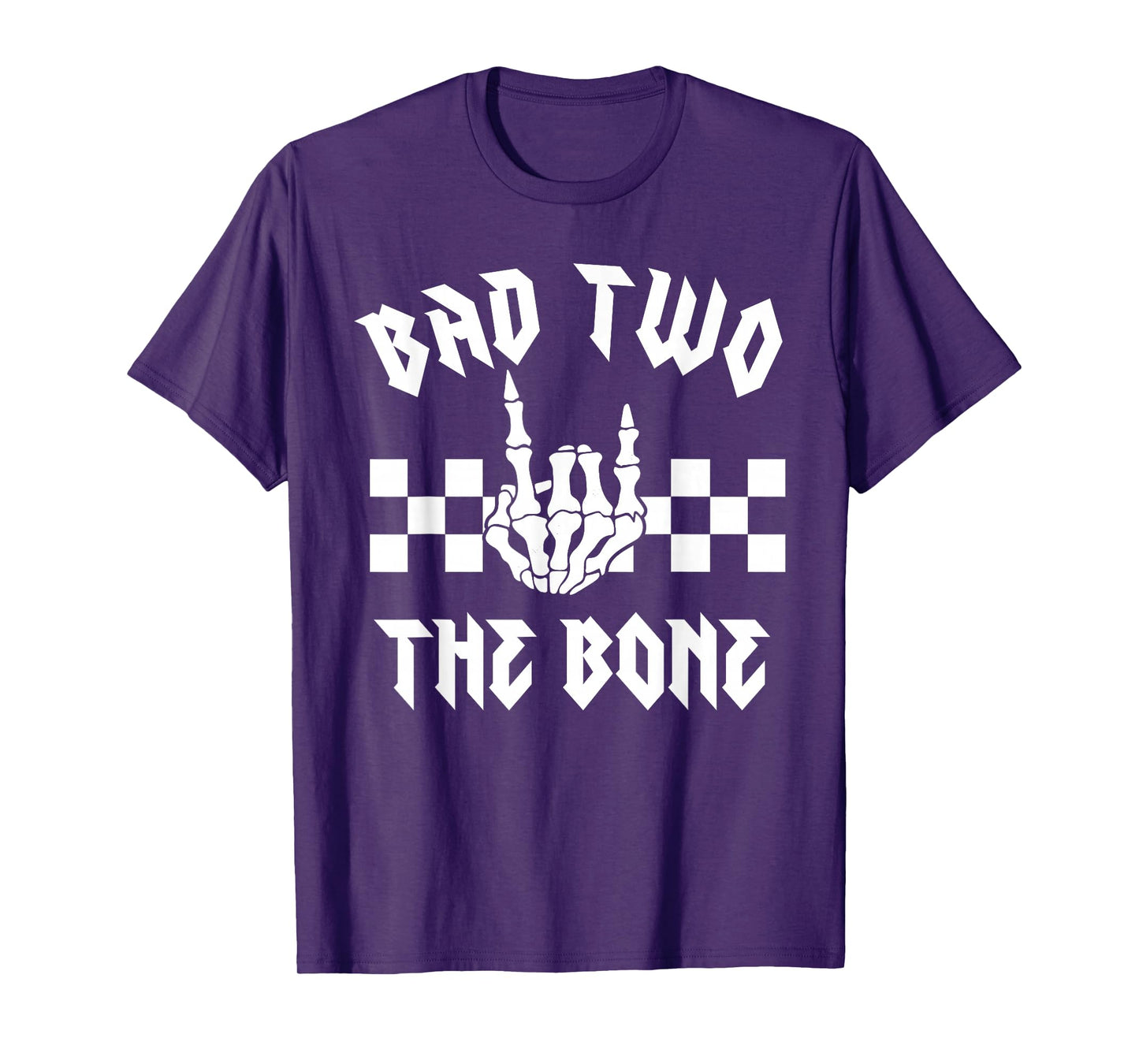 Bad Two The Bone Party Decorations Boy Girl 2nd Birthday T-Shirt