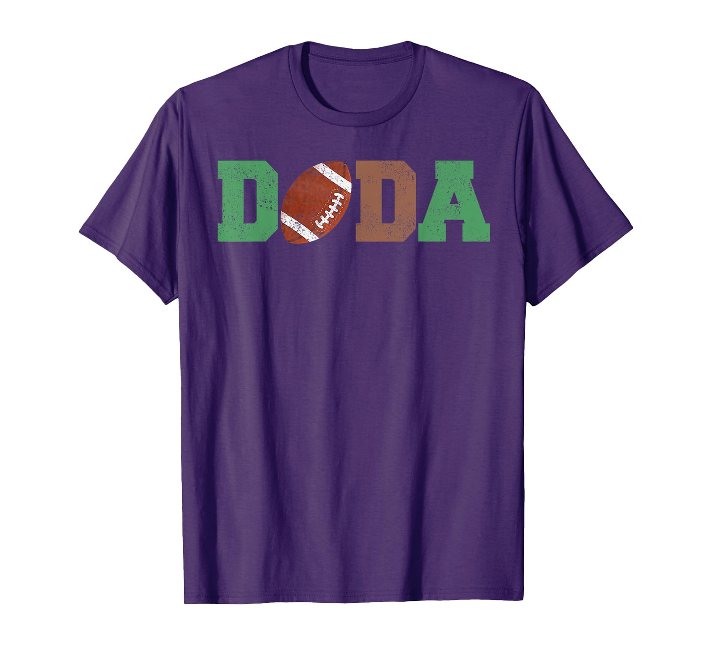 Dada of the 1 Year old Football 1st Year Down Birthday Party T-Shirt