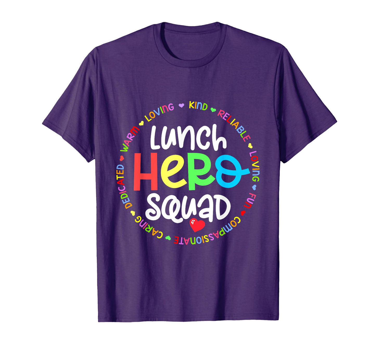 School Lunch Hero Squad Funny Lady Cafeteria Squad Workers T-Shirt