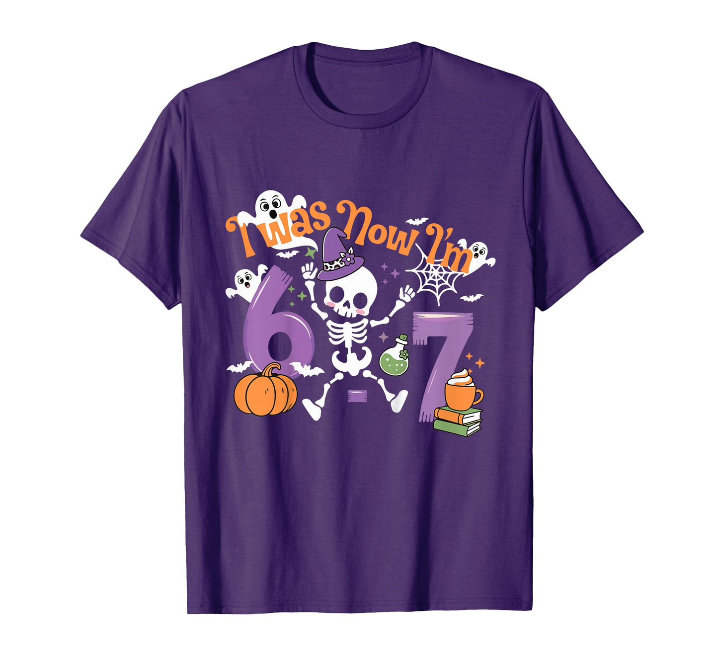 I was 6 Now I'm 7 Year Old Birthday T-Shirt