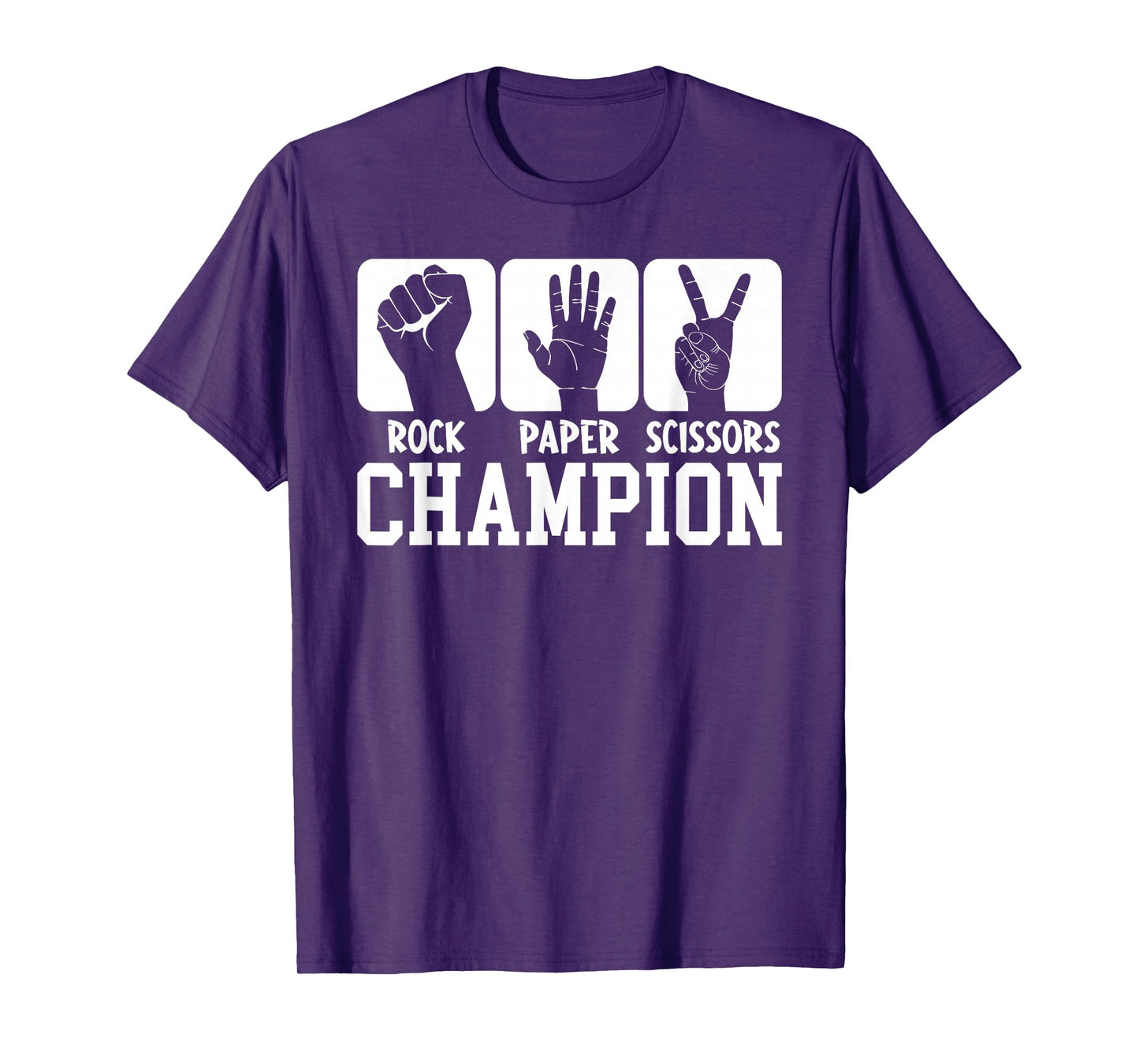 Funny Game Rock Paper Scissors Champion T-Shirt