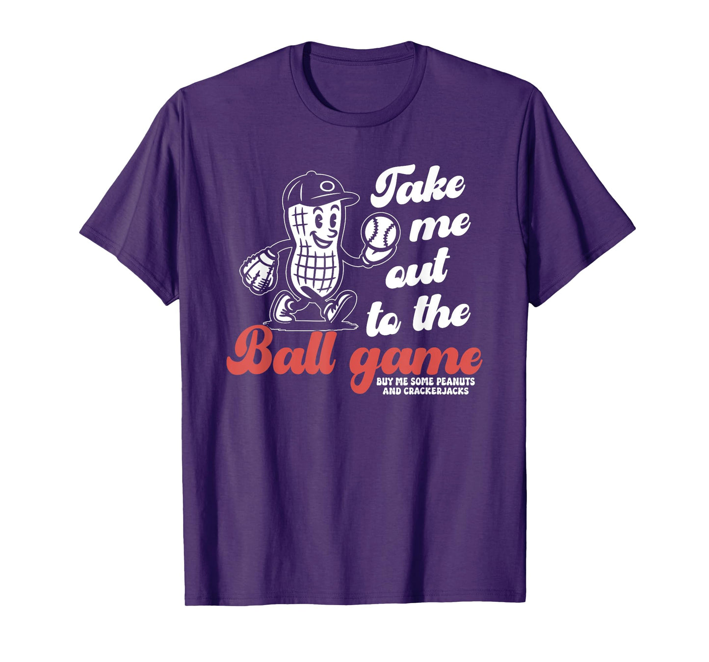 Take Me Out To The Ball Game, Retro Baseball T-Shirt