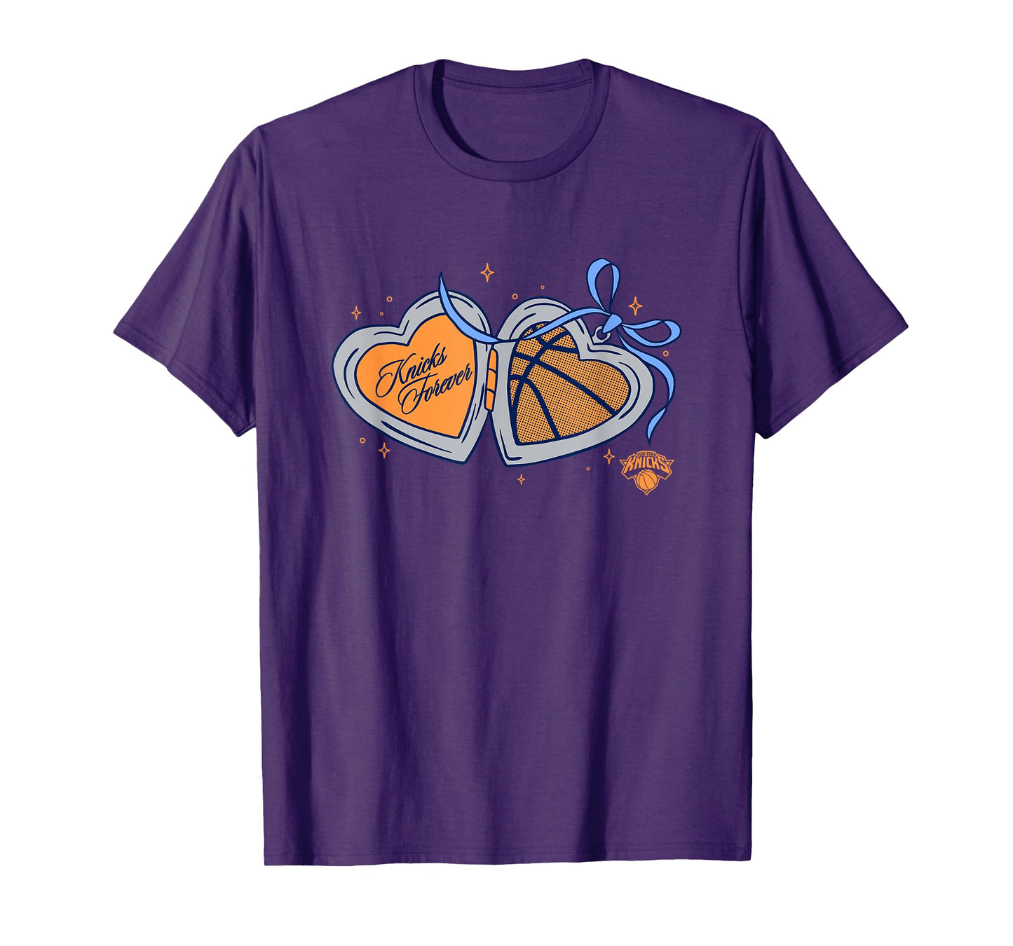NBA New York Knicks Valentine's Day Heart Locket T-Shirt