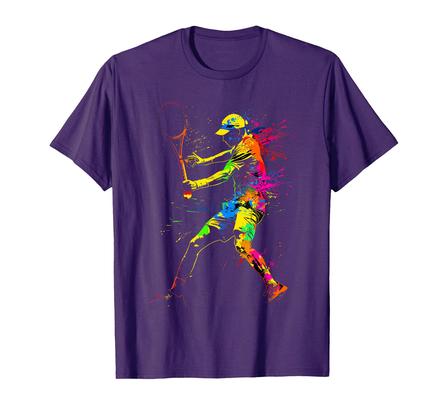 Tennis Player Kids Youth Men Boys T-Shirt