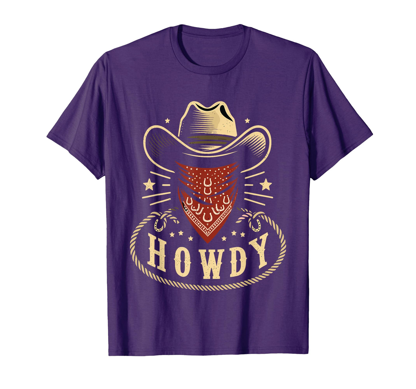 Cowboy Hat Howdy Western Rodeo T-Shirt