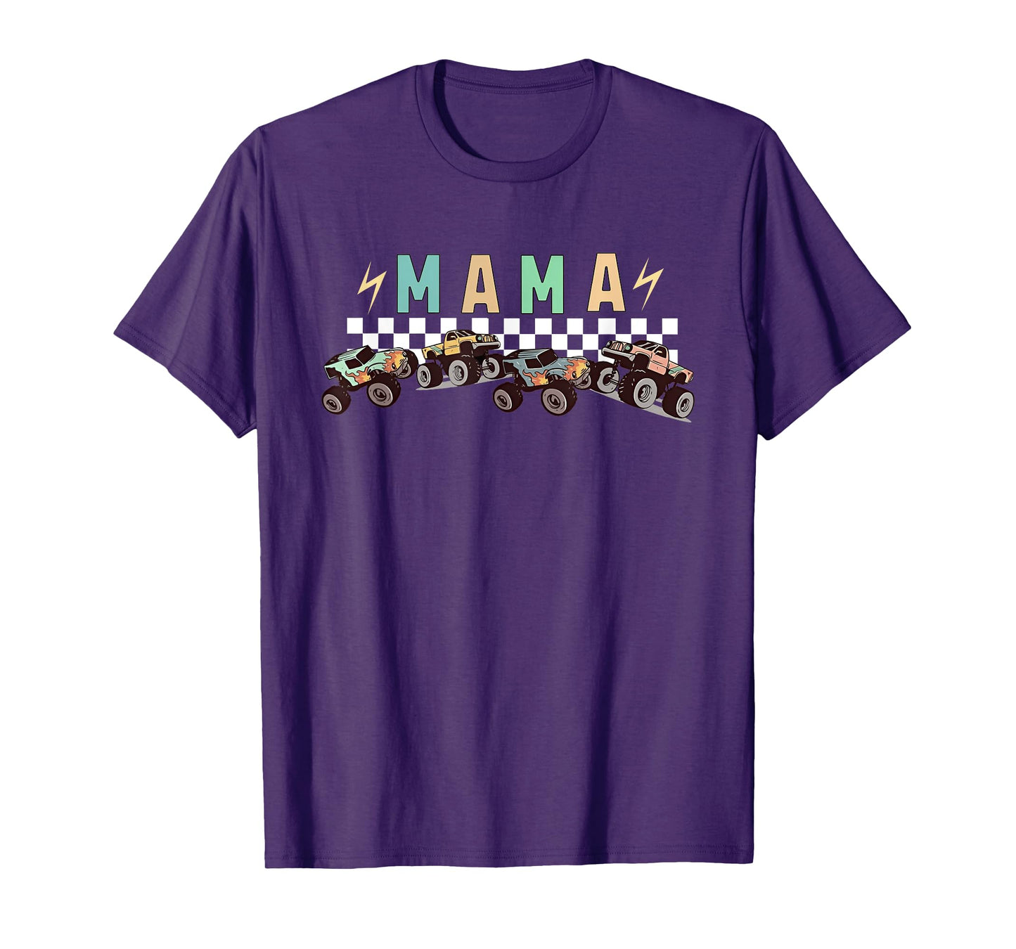 Mama Truck Mom Monster Truck Are My Jam Truck Lovers T-Shirt