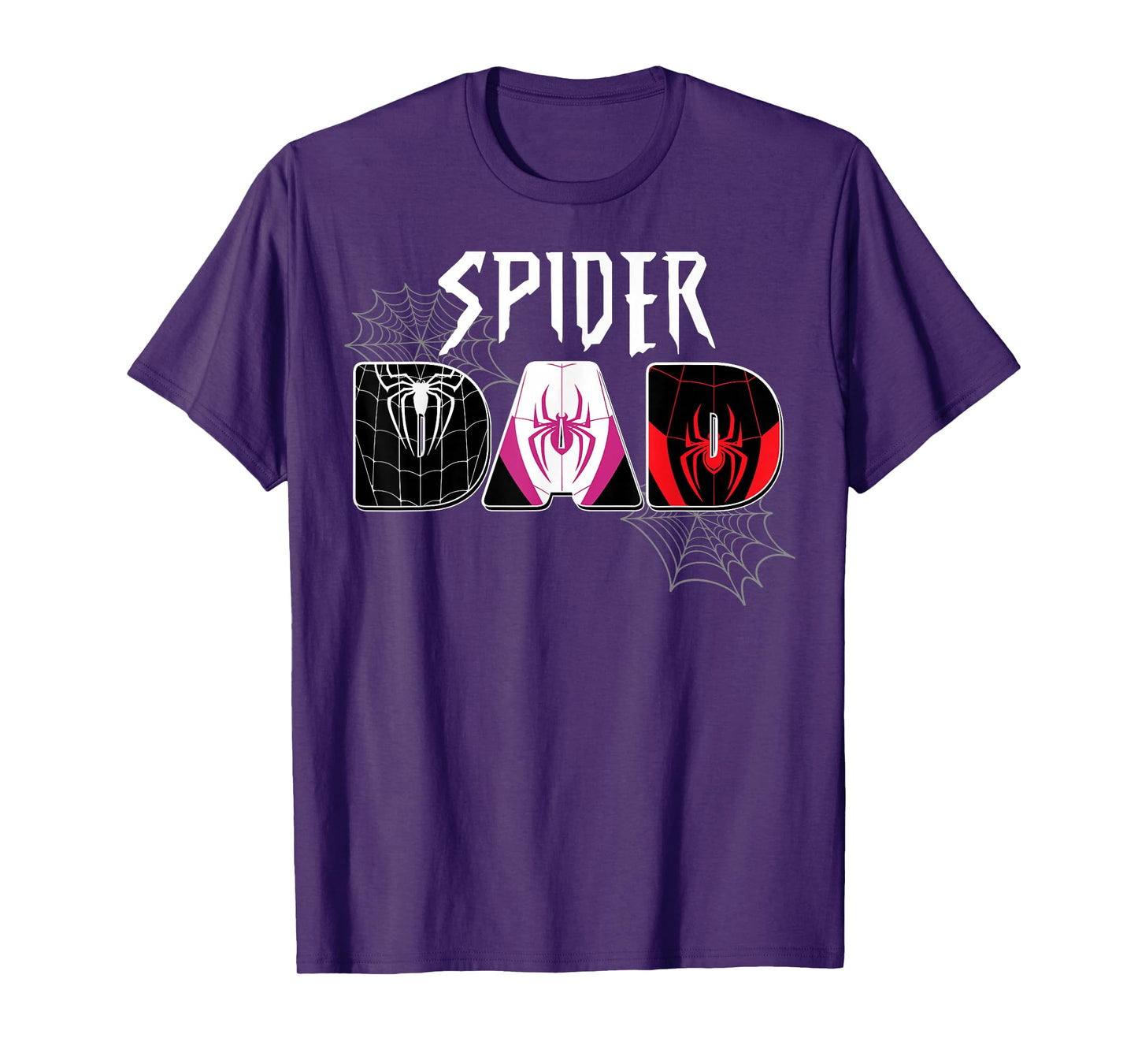 Mens Spider Dad Design Father's Day Matching Family Birthday T-Shirt