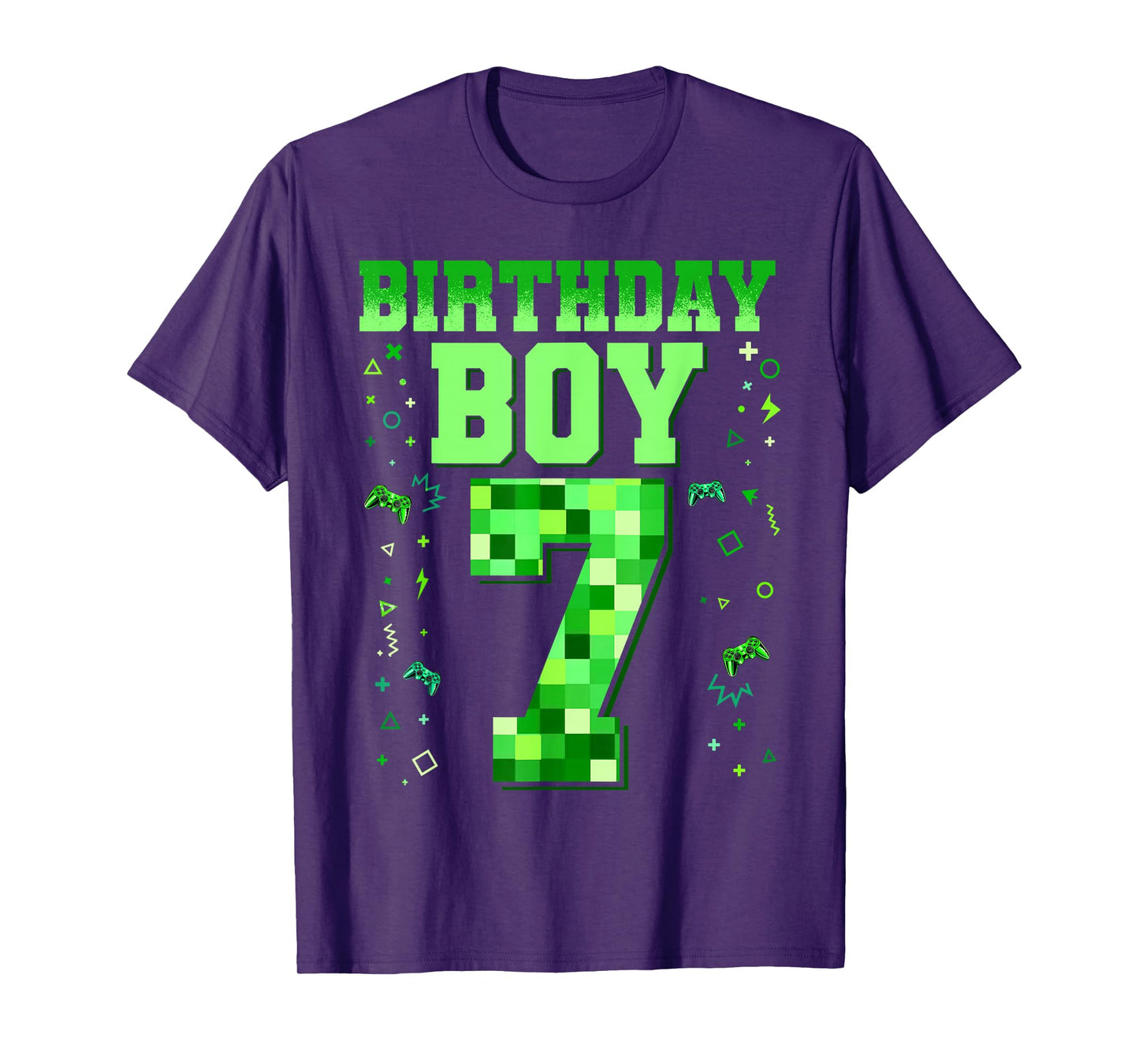 Birthday Boy Shirt It's My 7th Birthday Video Game T-Shirt