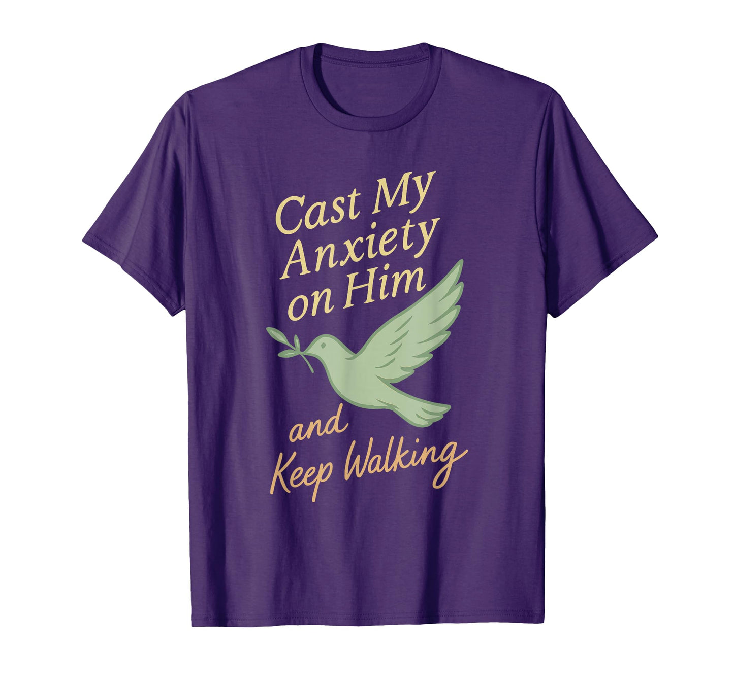 Christian Wife Anxiety Faith Mental Health Grace Jesus T-Shirt