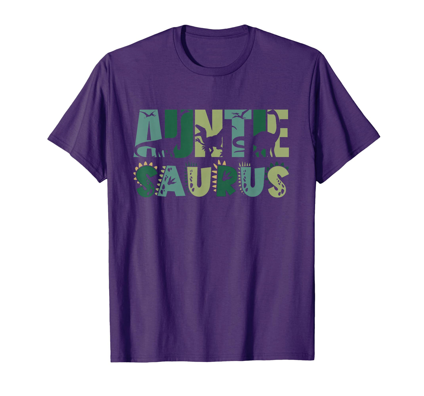 Auntie Saurus Matching Family Birthday Dinosaur Men Women T-Shirt
