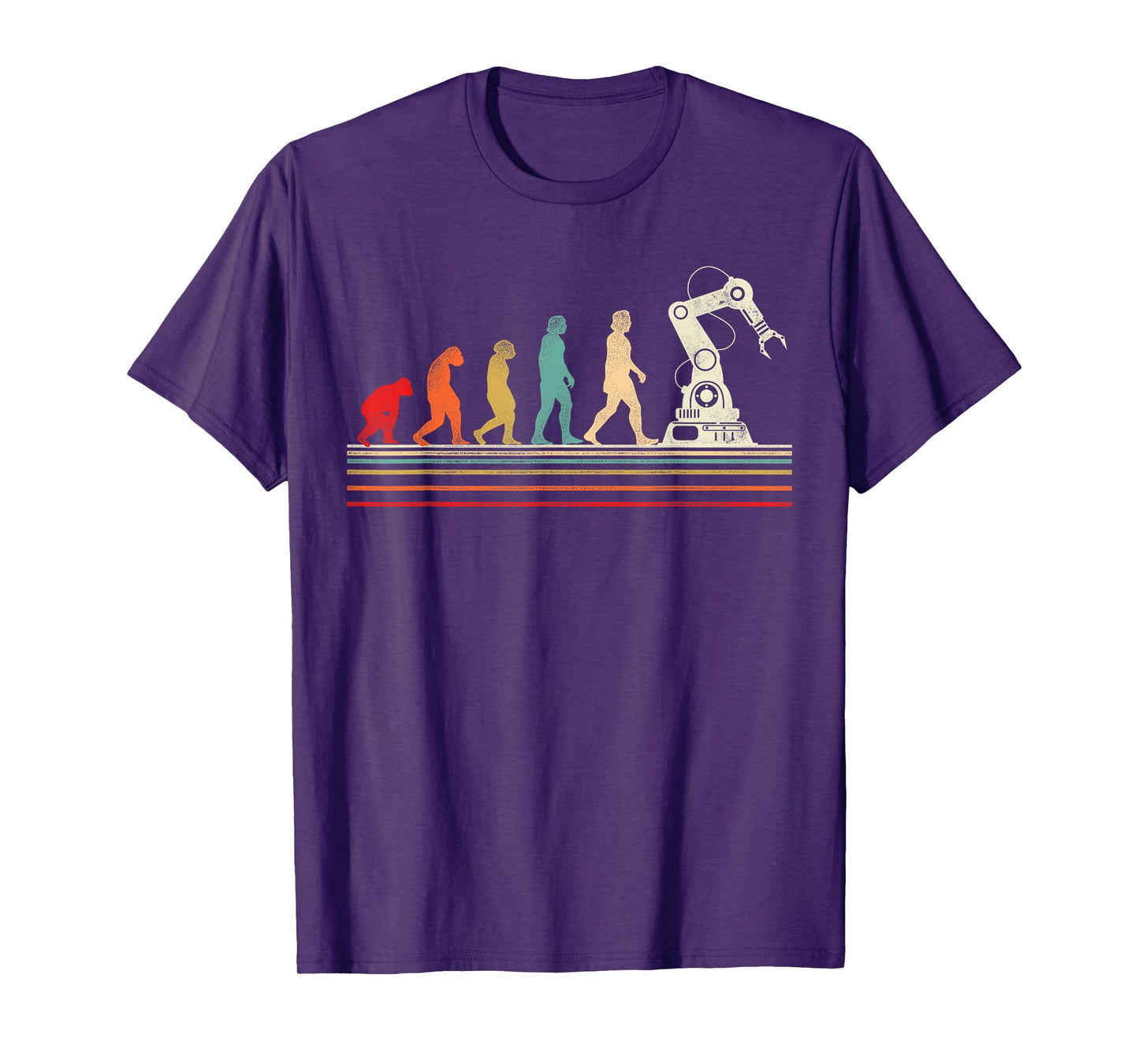 Robot Robotics Engineer Retro Vintage T-Shirt