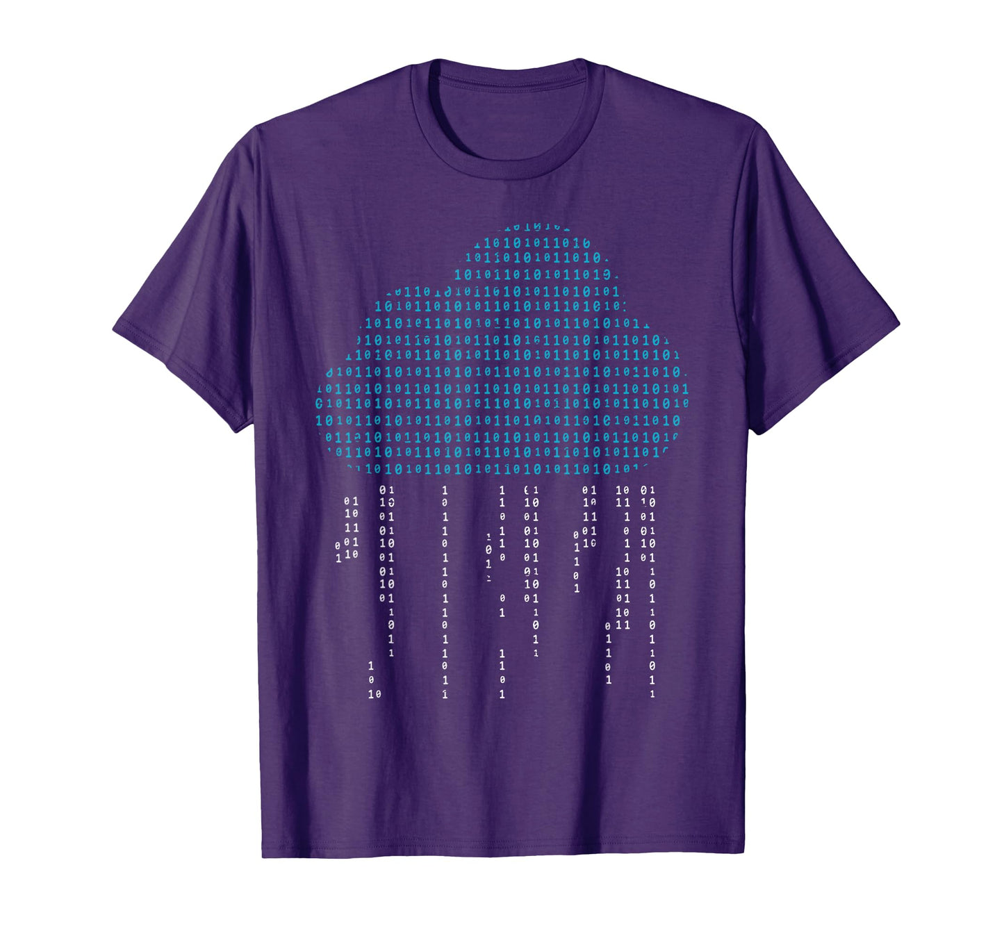 Programmer Binary Cloud Coder Software Developer Men Women T-Shirt
