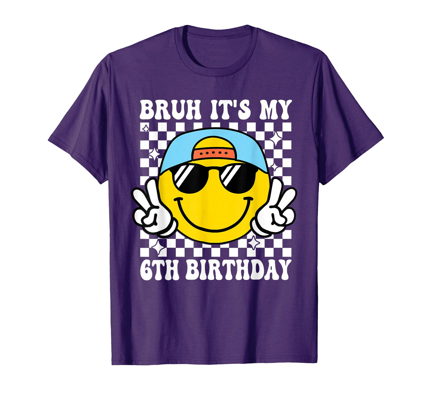 Bruh It's My 6th Birthday 6 Year Old Birthday Boys Girls T-Shirt