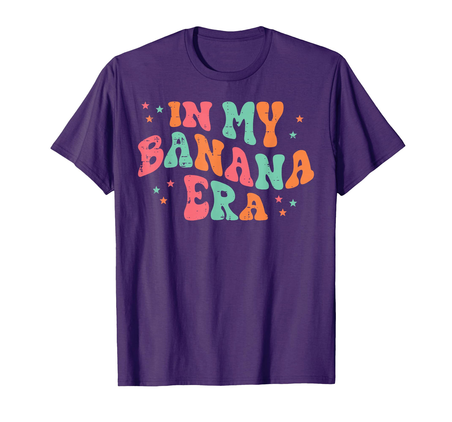 in My Banana Era Retro Fruit Meme Groovy Men Women Kids T-Shirt