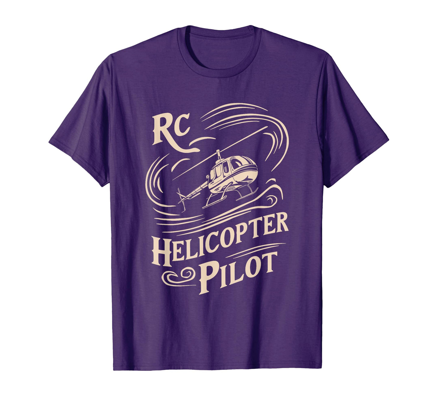 Remote Controlled Flying Funny RC Helicopter Pilot T-Shirt