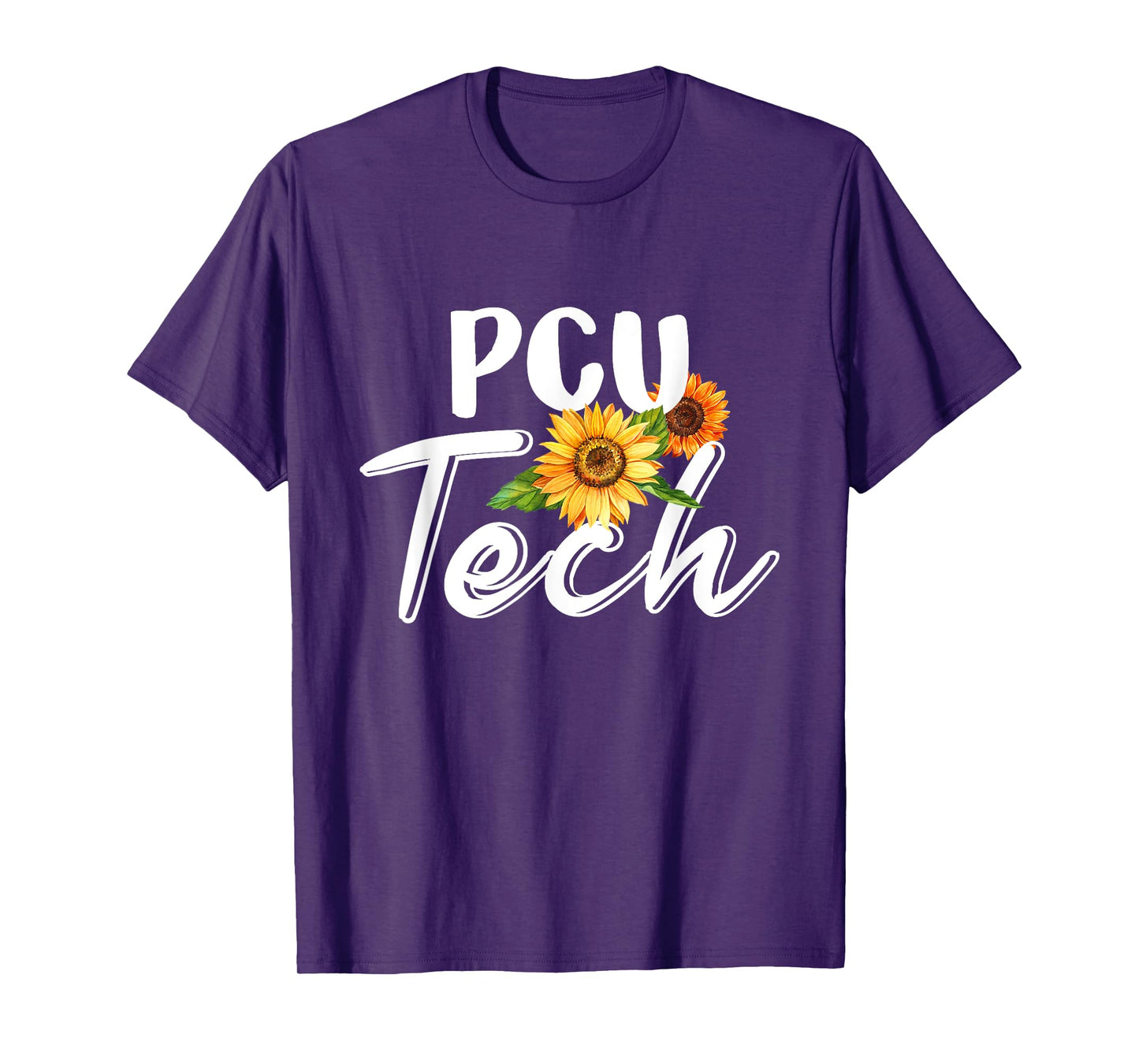 Cute PCU Tech With Sunflower Vintage T-Shirt