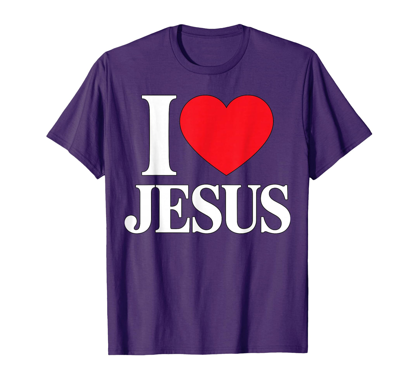 I Love Jesus Christian Faith T-Shirt