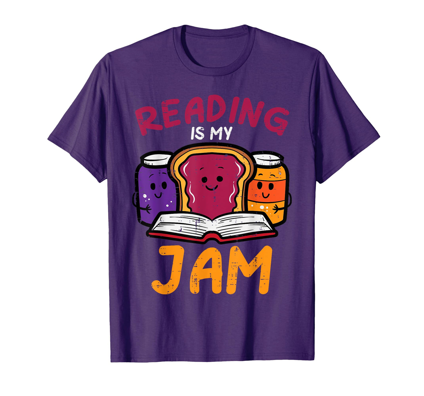 Reading My Jam Read Reading Book Librarian Men Women Kids T-Shirt