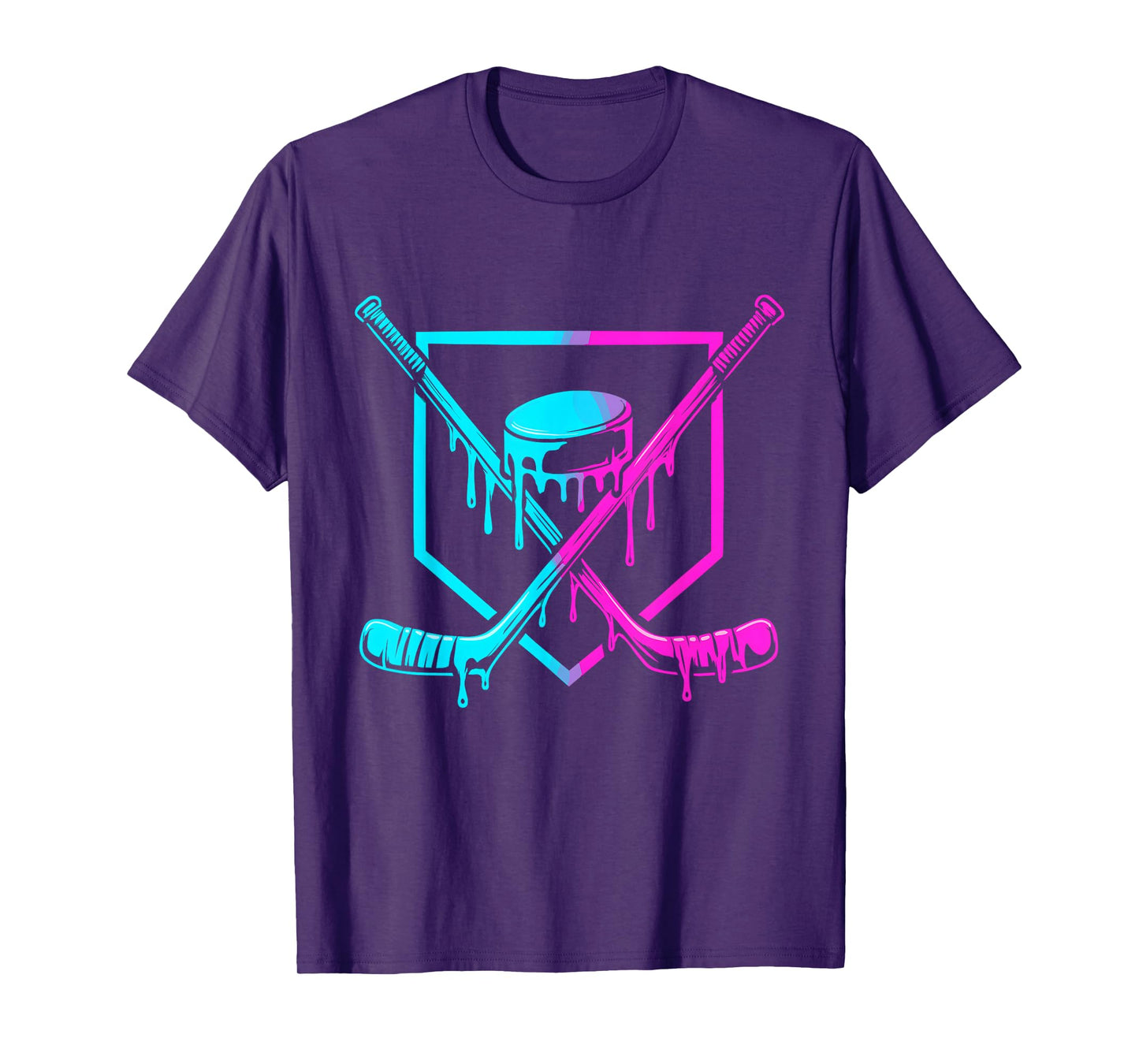 Hockey Drip for Boys Ice Cream Drip Youth Boys Hockey Kids T-Shirt