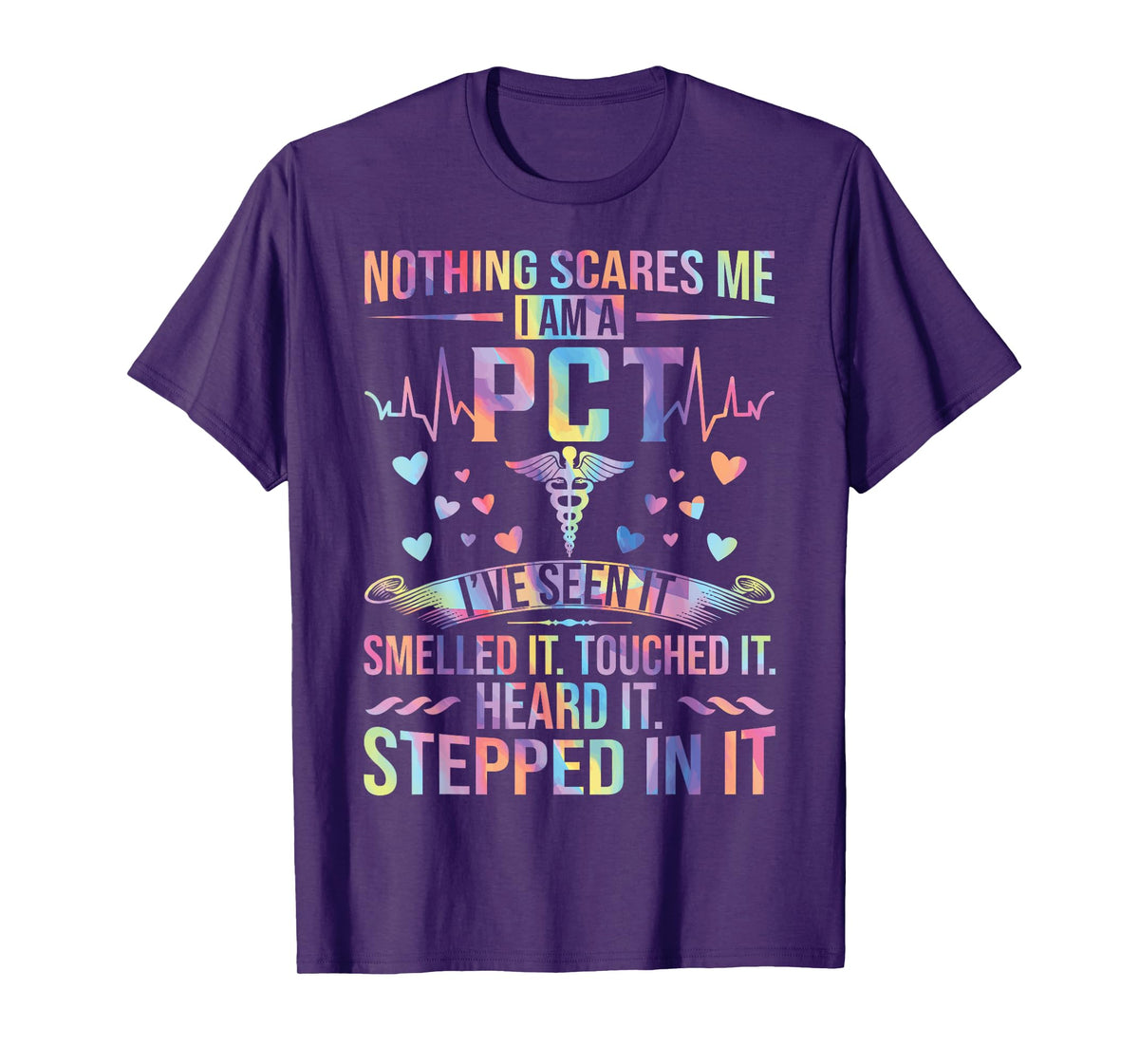 PCT Week Nothing Scares Me Funny Patient Care Technician T-Shirt