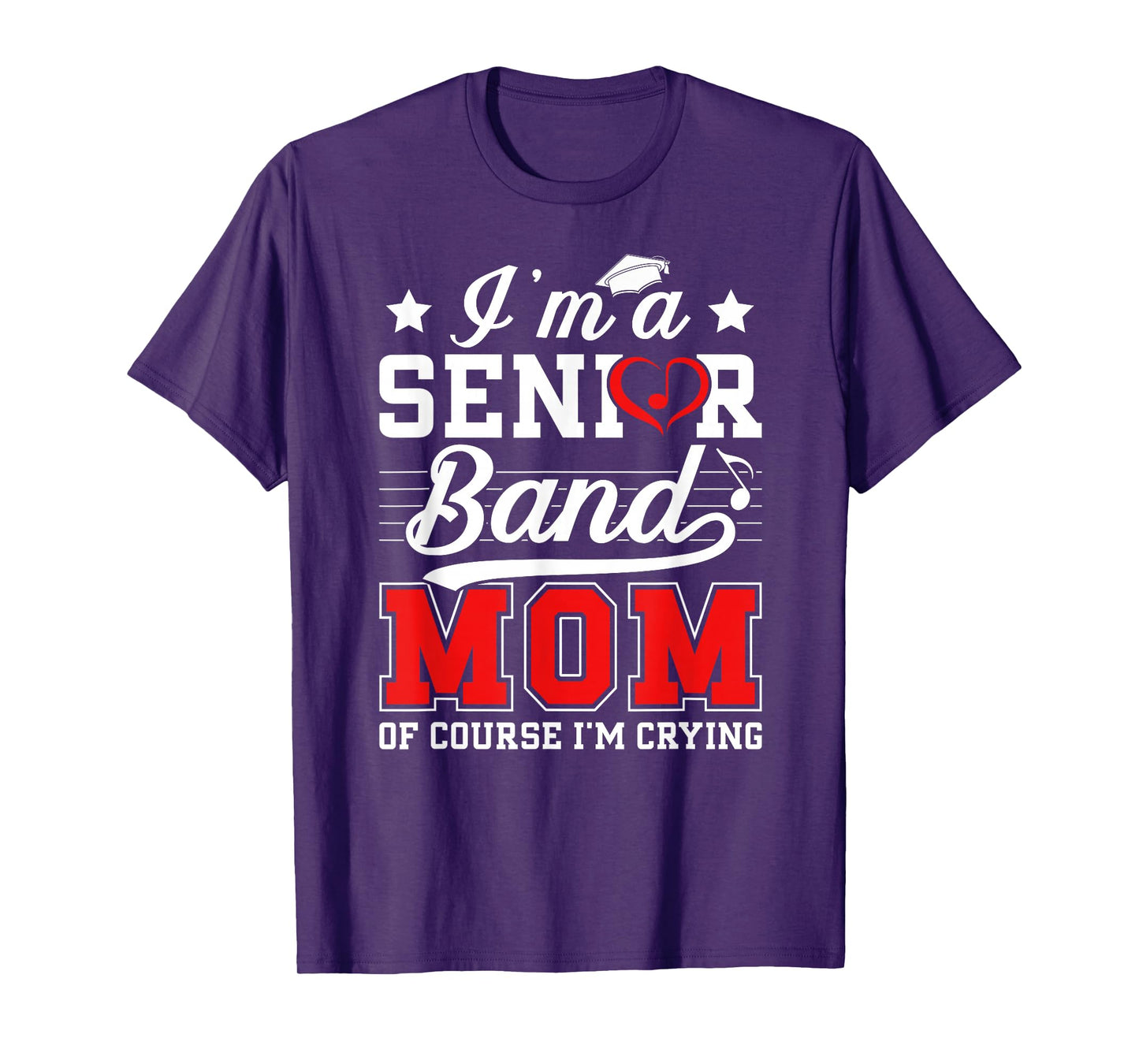 Funny Senior Band Mom 2026 Senior Marching Band Mom 2026 T-Shirt
