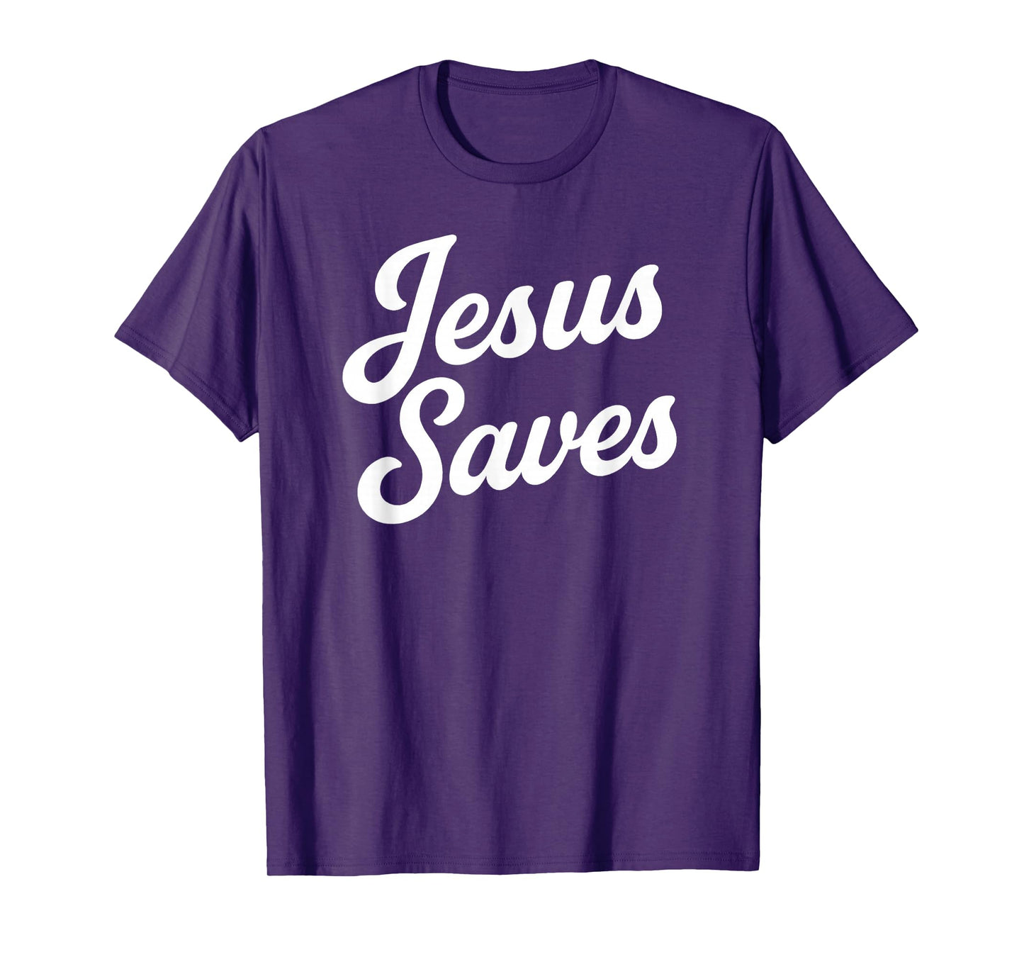 Jesus Saves Vintage Script T-Shirt