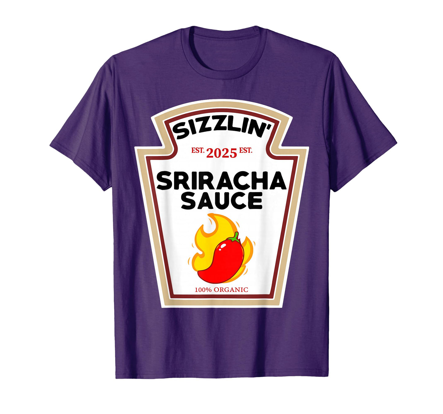 Funny Sriracha Sauce DIY Halloween Costume Group Condiments T-Shirt