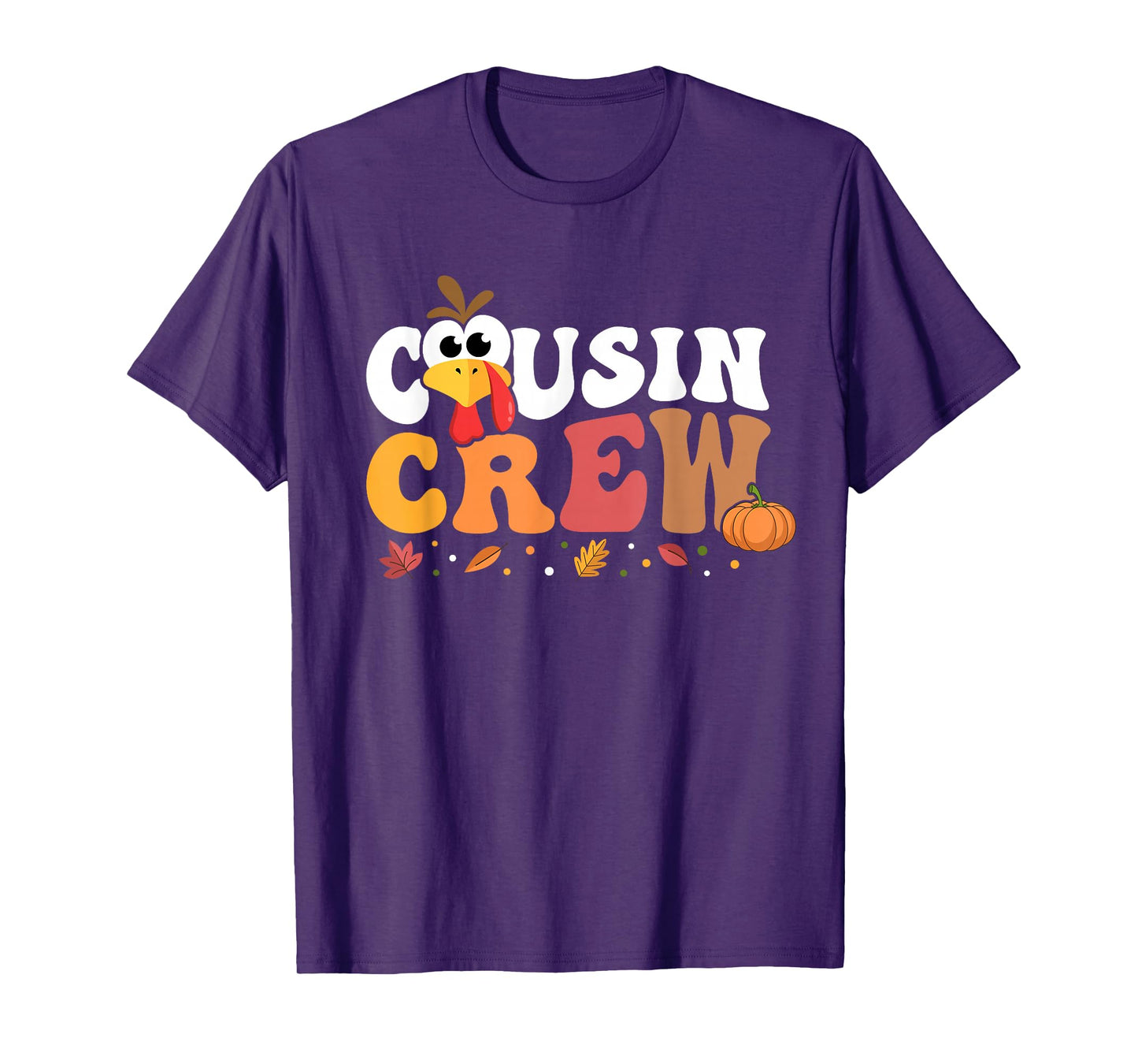 Cousin Crew Thanksgiving Family Matching Turkey Day Fall T-Shirt