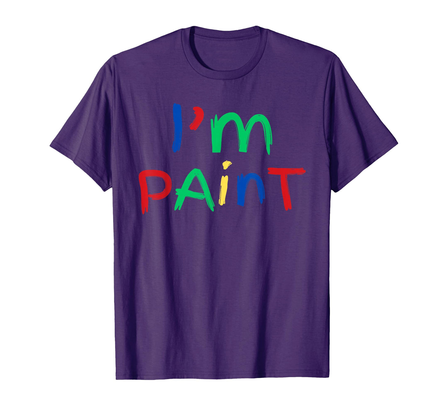 I Heart Love To Finger Paint I'm Paint Funny Couples T-Shirt