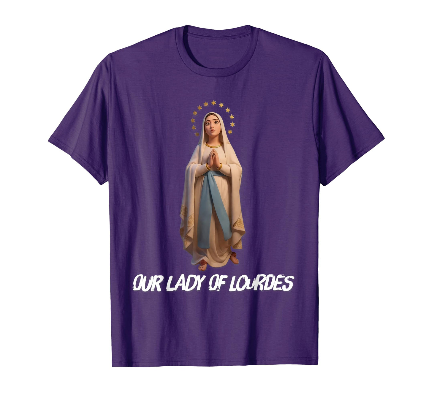 Our Lady of Lourdes Immaculate Blessed Mother T-Shirt