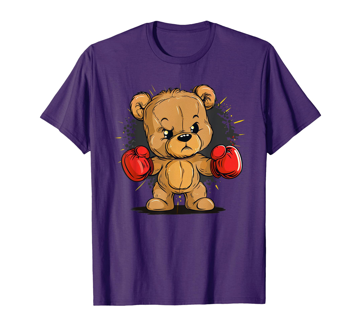 Angry Teddy bear with boxing gloves for boys and girls T-Shirt
