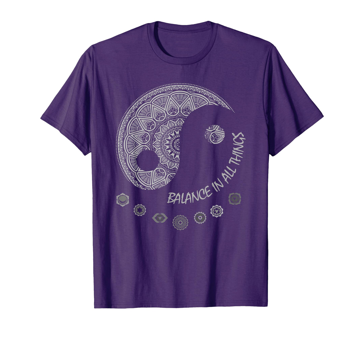 Ying Yang Chakra Spirit Spiritual Balance Mind T-Shirt