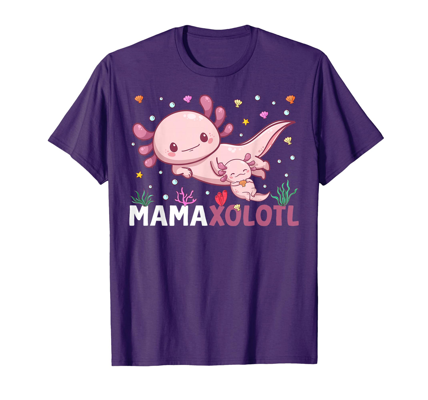 MamaXolotl Mother's Day Daughter Axolotl Mom Mother's Day T-Shirt